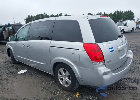 2009 Nissan Quest 3.5 z USA, uszkodzony, nr VIN 5N1BV28U49N102023